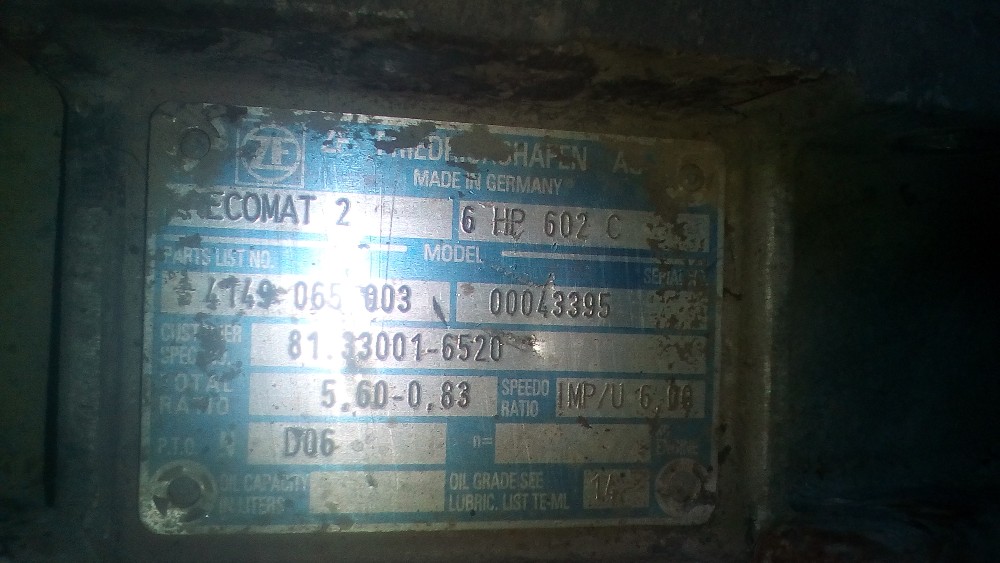 dezmembrari camion Cutie de viteza MAN 26.364